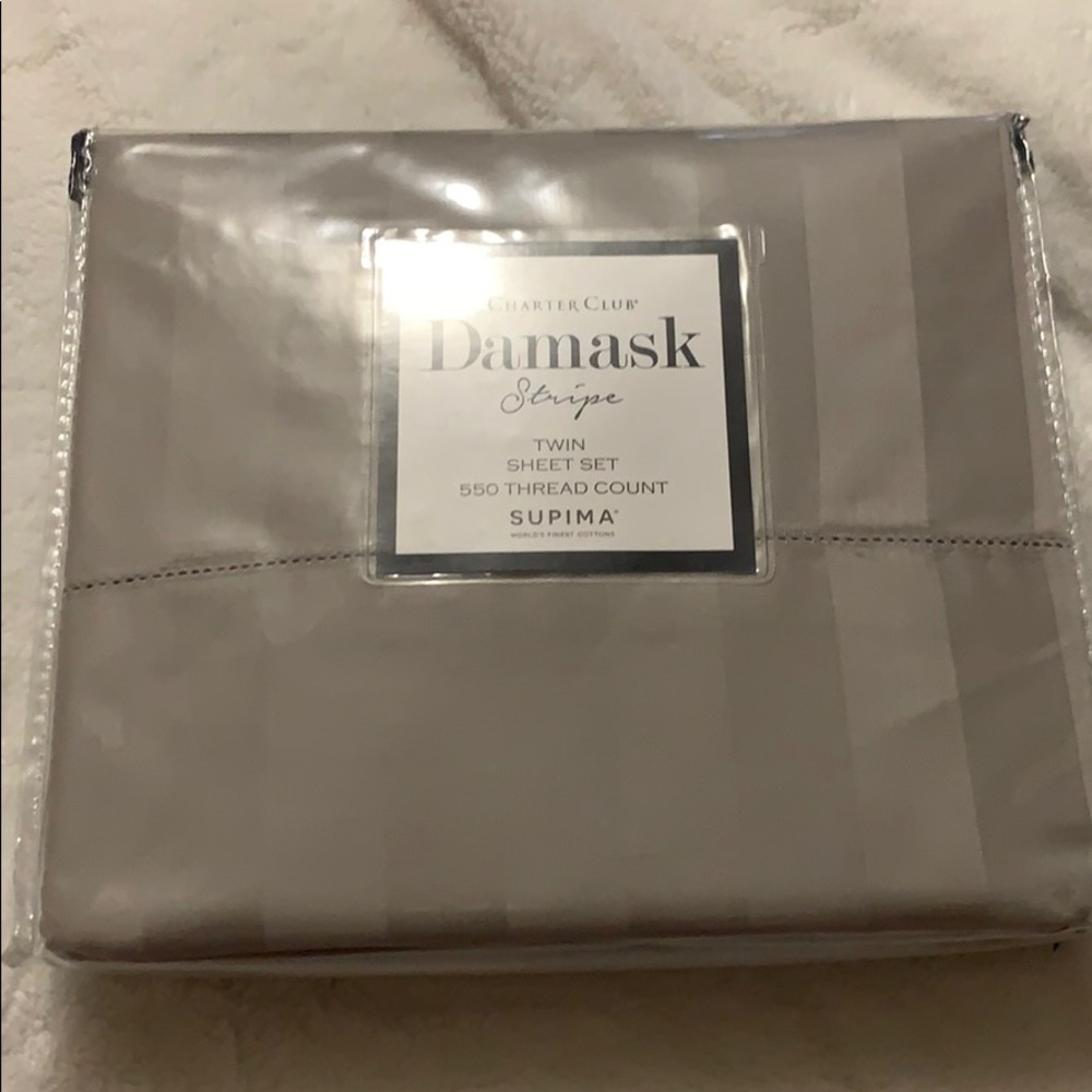 Grey Twin Sheet Set